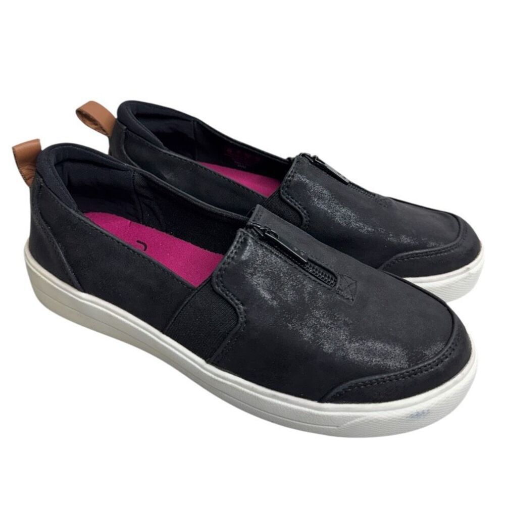 Ryka Sneaker Size 6 Black Slip‎ On Shoes Lightweight Cushioned Comfort